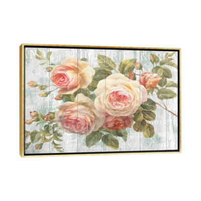 «Vintage Roses» par Danhui Nai - reproduction d'art