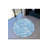 Blue Tone Dots Woven Base Modern Decorative Carpet-469256854