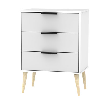 Fully Assembled Euart 3 Drawer Chest