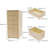 Riesner Storage Cabinet with 5 Drawers-853293415