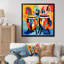 «Mexico Drums Music Instruments IV - Fruits», art mural-76010121-76010124