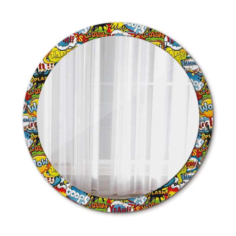 Huldar Glass Flat Wall Mirror