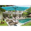 Parasol d'extérieur rectangulaire de 10 pi x 6,5 pi en turquoise - Lumières à DEL solaires, protégées, avec manivelle et fonction d'inclinaison pour le jardin, la piscine, le mécanisme turquoise-308925179