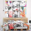 Tapisserie portrait filles portrait Abstract-28505293