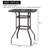 Haydn Square Outdoor Bar Table , 31.5'' in. W 31.5'' in. D-1671096244