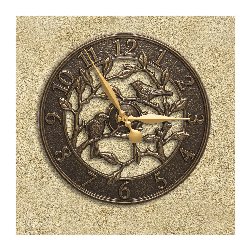 Horloge murale 16 po Woodridge, Bronze français