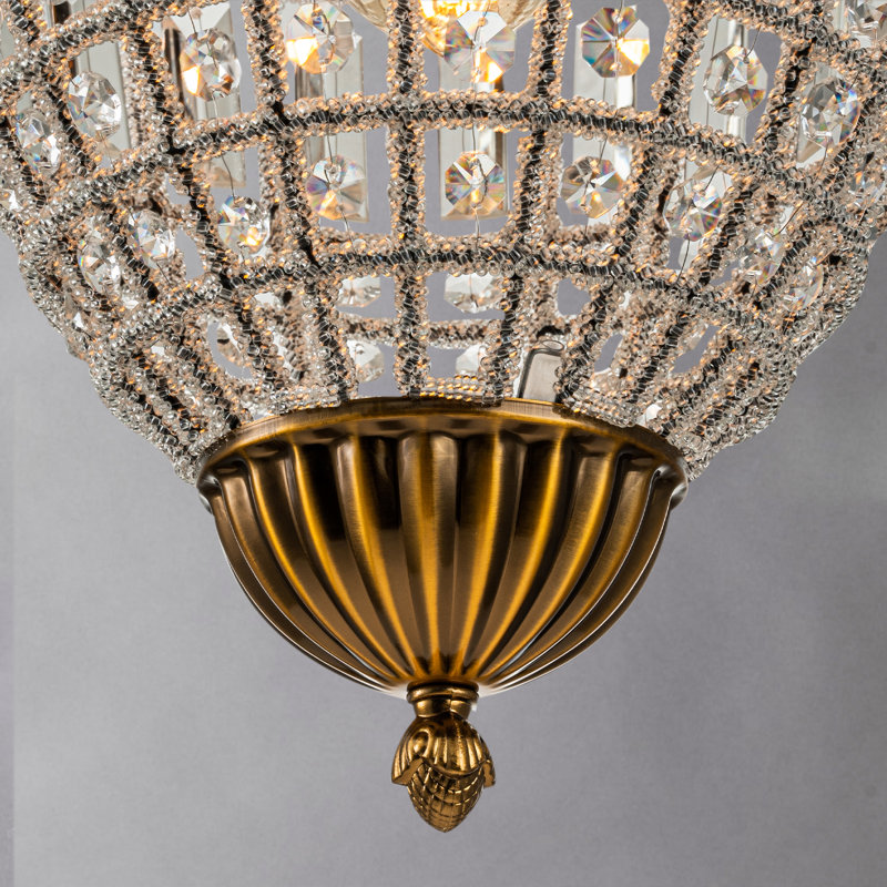 Lustre globe Ennu, H 18,9 po x l 11,8 po x P 11,8 po