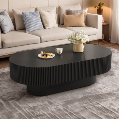 Table basse ovale