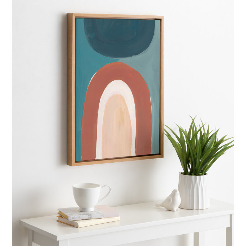 «Teotitlan Valley Study 1» par Kate Aurelia Holloway, reproduction d'art sur toile encadrée, H 24 po x l 18 po, Naturel