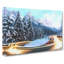 Road By The Mountains In Abstract - Wrapped Canvas-55339534
