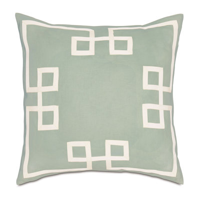 Resort Linen Program Linen Geometric Euro Pillow Cover & Insert