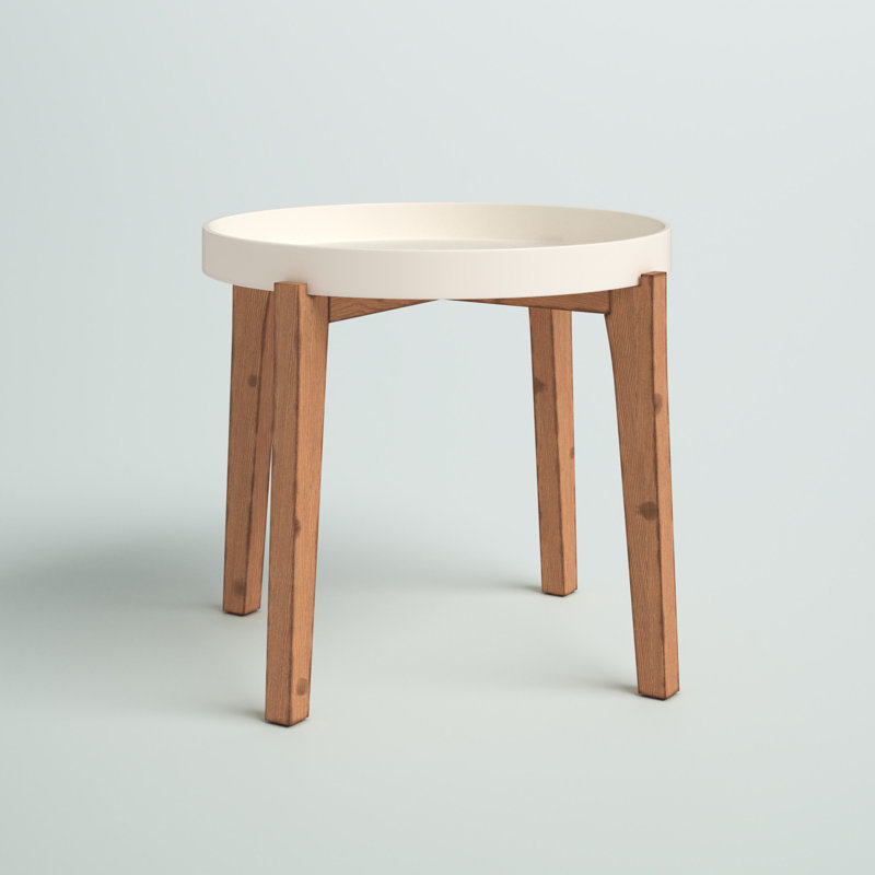 Table d'appoint Fossen, Beige, L 24 po x l 24 po