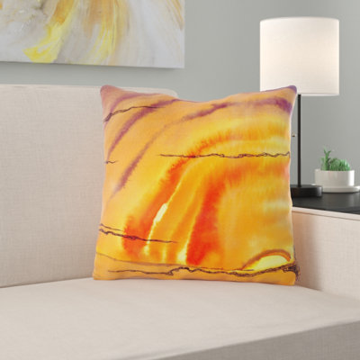 Housse de coussin d'extérieur carré Moundville Sunset