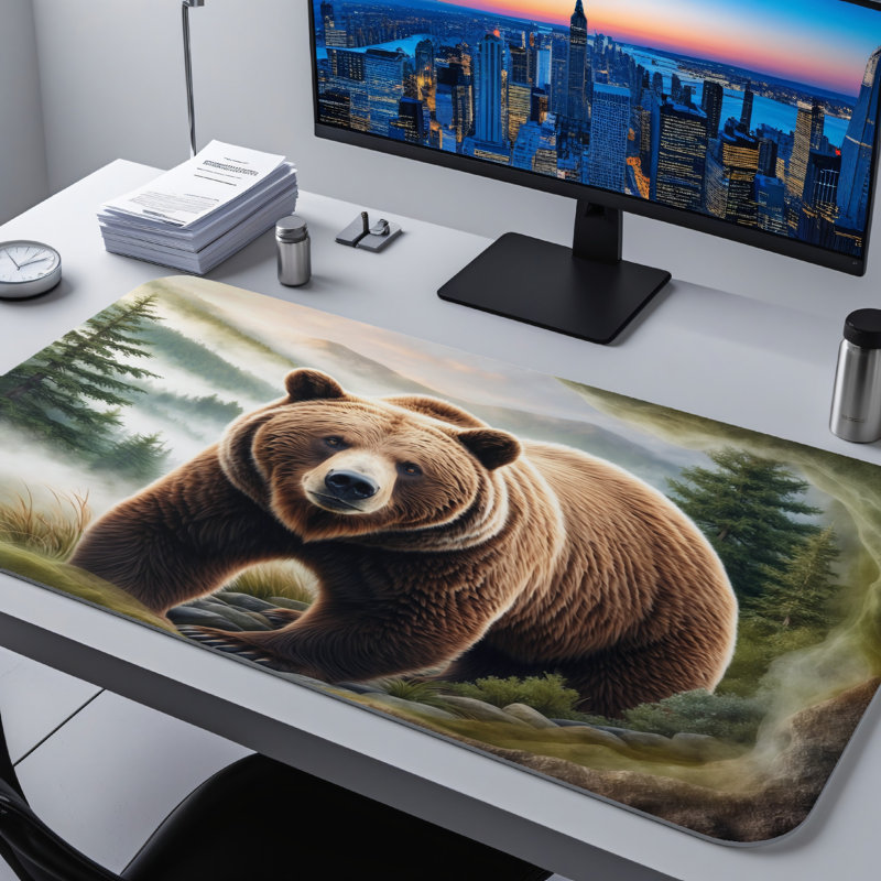 Polyester Desk Pad, 14.4x12.1