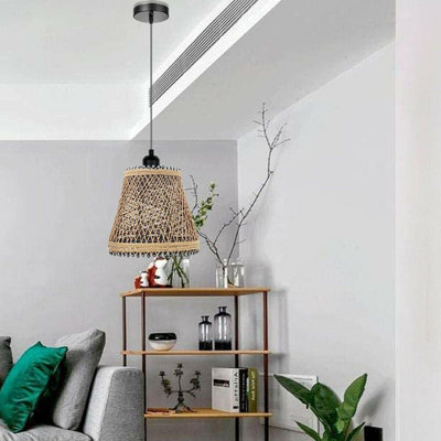 1 - Light Brown Single Pendant