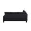 Canapé modulaire 6 pièces, noir
