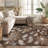 Contemporary Floral Area Rug-1095754335