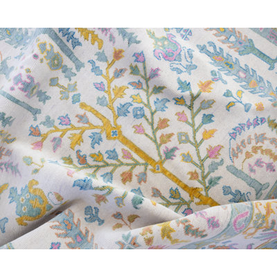 Flora Hand Knotted Wool Floral Area Rug