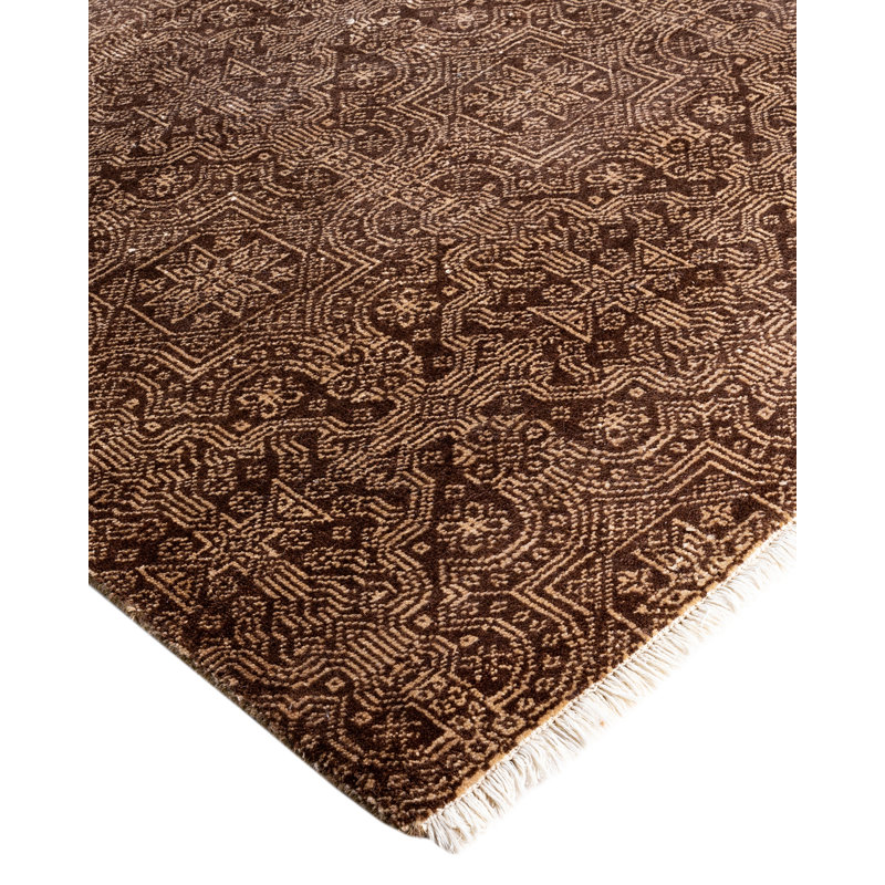 Overdyed One-of-a-Kind 8' 2" X 10' 4" Hand Knotted Area Rug