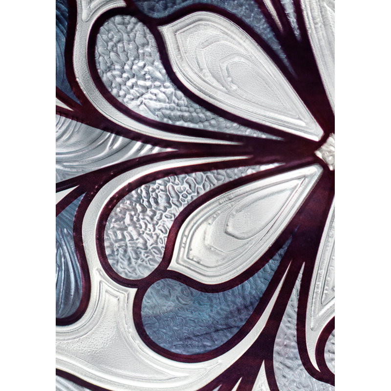 Décoration de fenêtre en ardoise Capri 12 po x 12 po, Bleu/gris