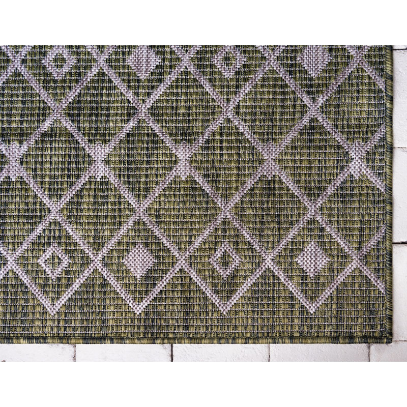Outdoor Preen Area Rug Seige Color, Rectangle 9' x 12'