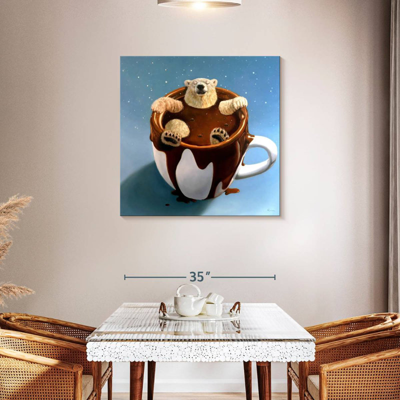 Ketti Chocolate Spa, 36" H x 36" W