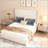 Carmen Upholstered Wingback Bed with 52.3\-783389250