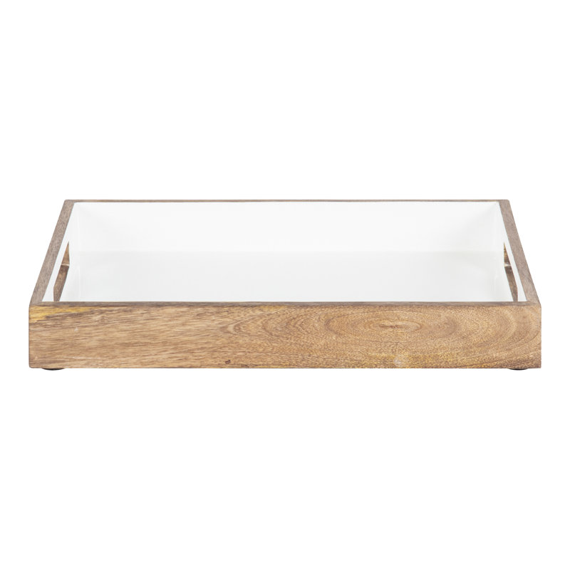 Osuna Solid Wood Tray, Natural