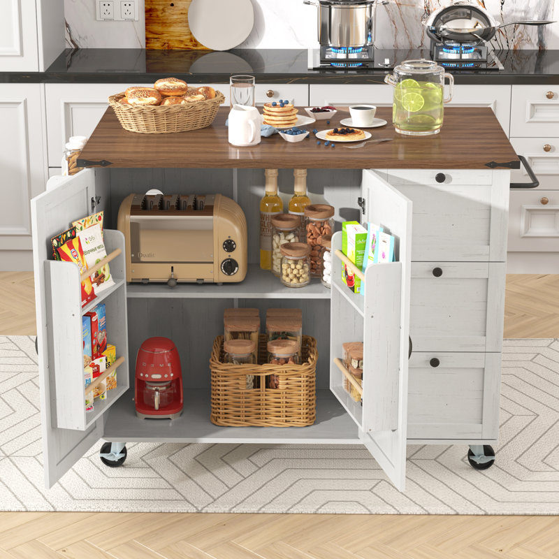 140 Cm Iron Kitchen Island