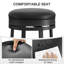 Swivel Counter Stool with Metal Frame-1427148008-1427148009