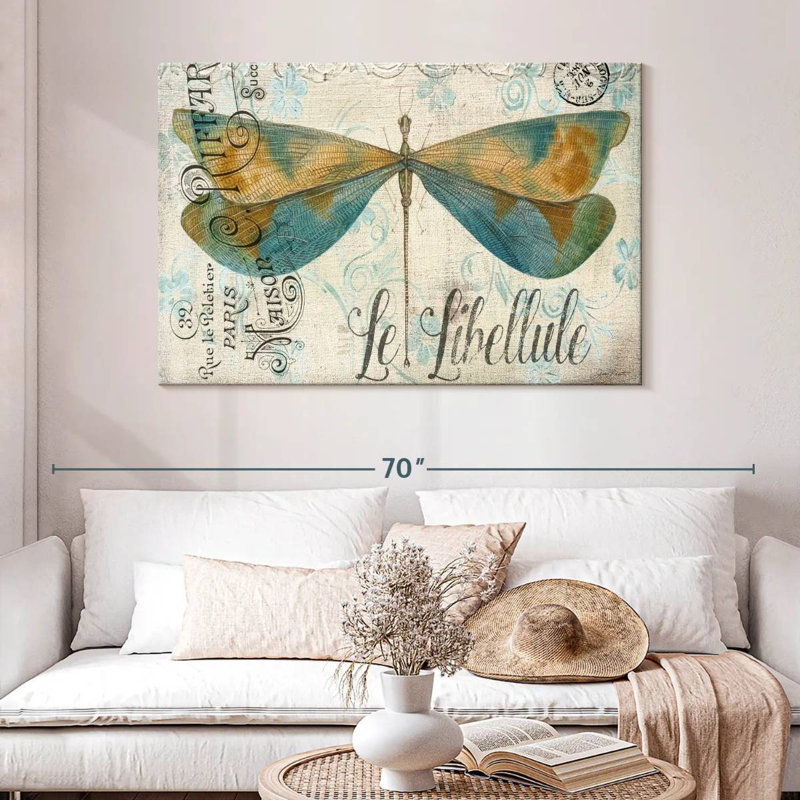 Brampt Lovely Dragonfly, 32" H x 48" W