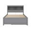 Lit plateforme double avec tiroirs gigognes et ports USB-1602777598