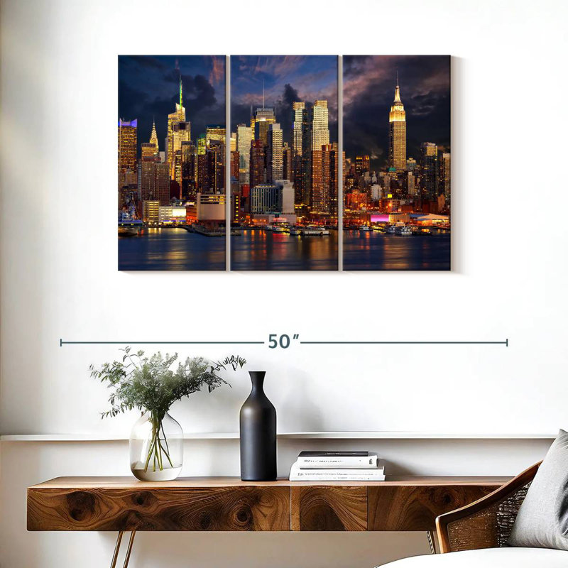 Horizon de Sebbie Midtown Manhattan, H 24 po x l 38 po