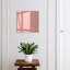 Key box, Opens to the left, 30x30x5, White, Solid orange color energy heat, -436613966