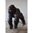 Giant King Kong Gorilla Looking Around Bronze Statue Size: 58" x 38" x 60"H