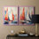 NAUTICAL Series CD XXXII - Reproduction encadrée de qualité supérieure - prête à être accrochée - aucun clou requis - aucun clou requis