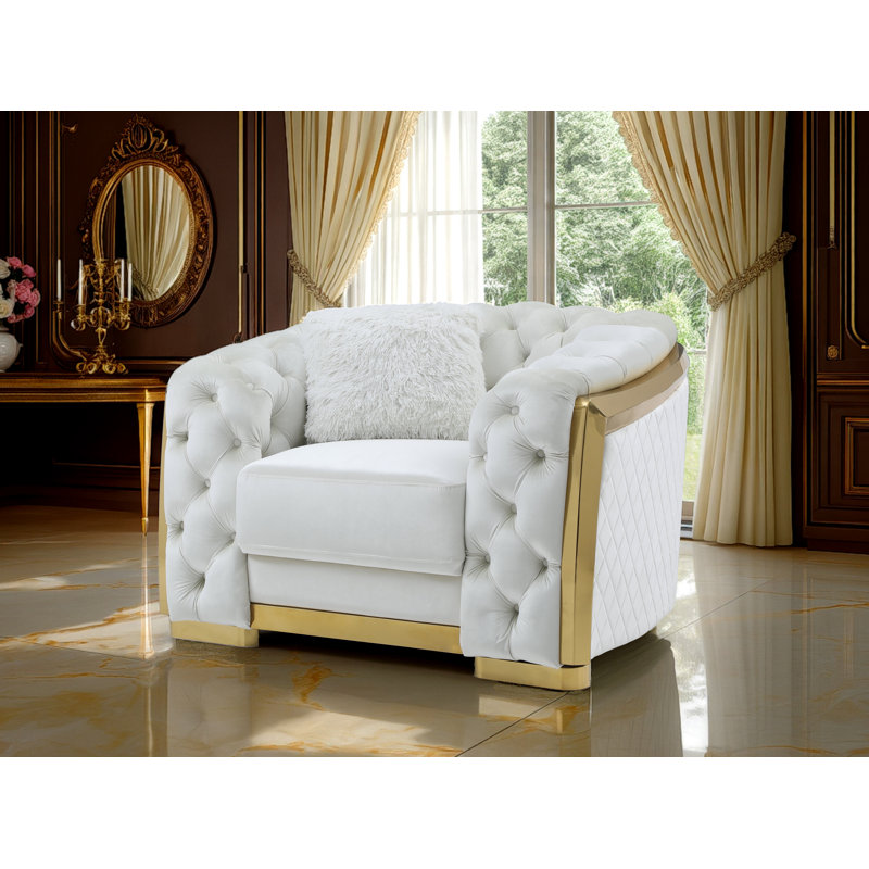 Chaise Milbry Ivory, 1