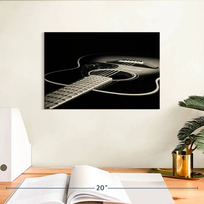 Guitare acoustique élégante Abarca, H 8 po x l 12 po