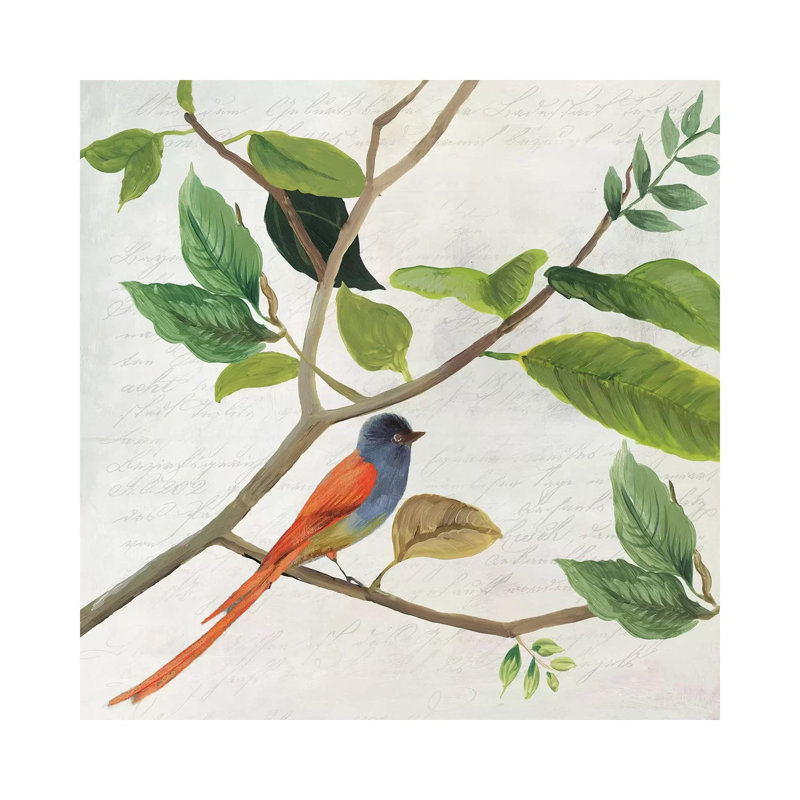 Singing Bird II by Asia Jensen - Wrapped Canvas Print