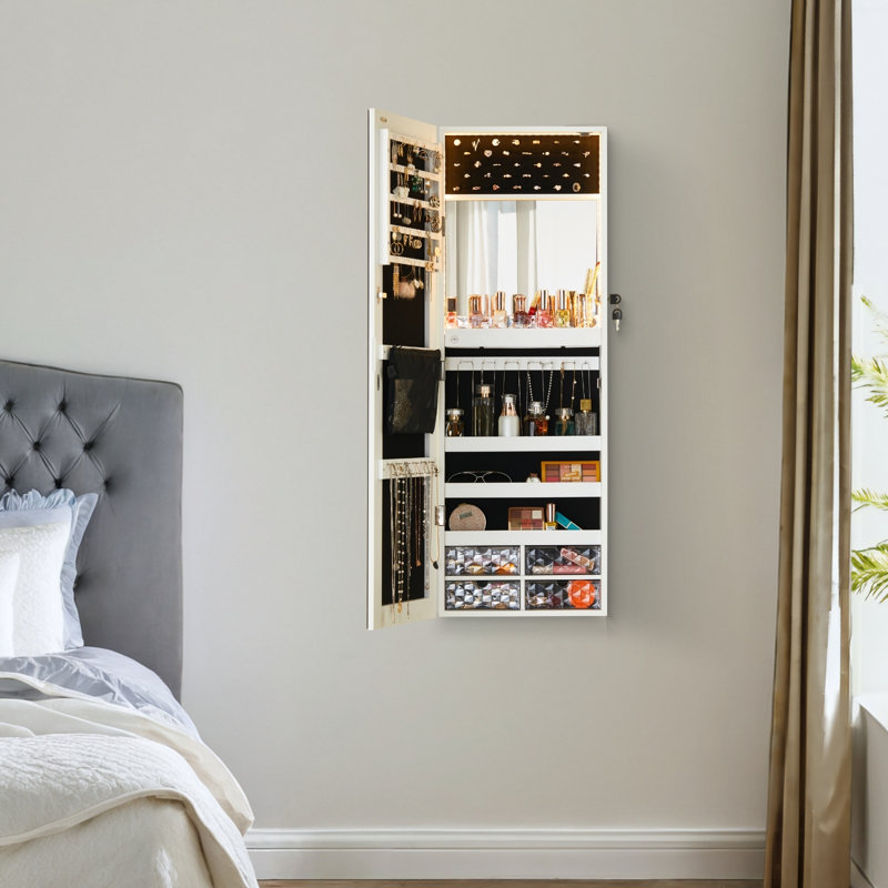 Armoire à bijoux, Blanc