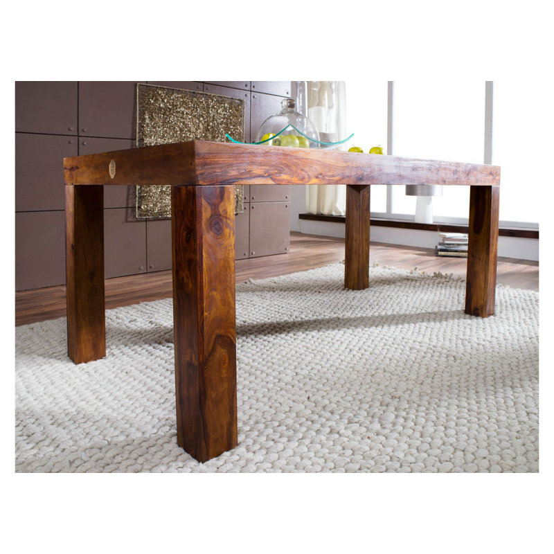 Metro Solid Wood Dining Table, H76 x L160 x W90cm, Brown