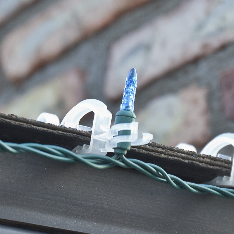 Set Of 1000 Clear Max Pro Anywhere Christmas Lights Clips