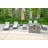 10 - Person Wicker Patio Dining Set with Rectangular Table , Cushions Included