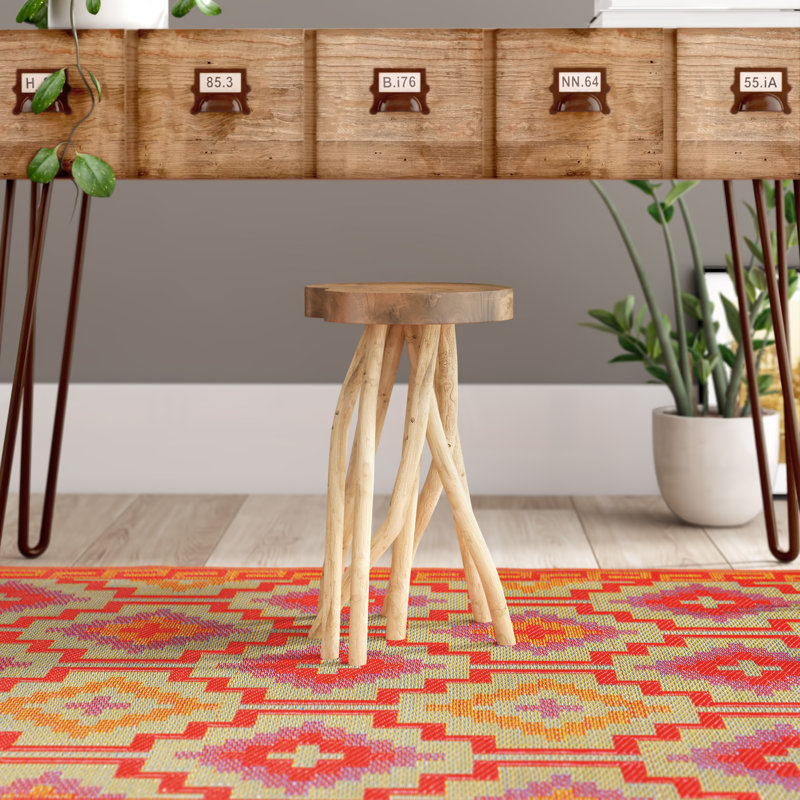 Folsom Solid Wood Accent Stool
