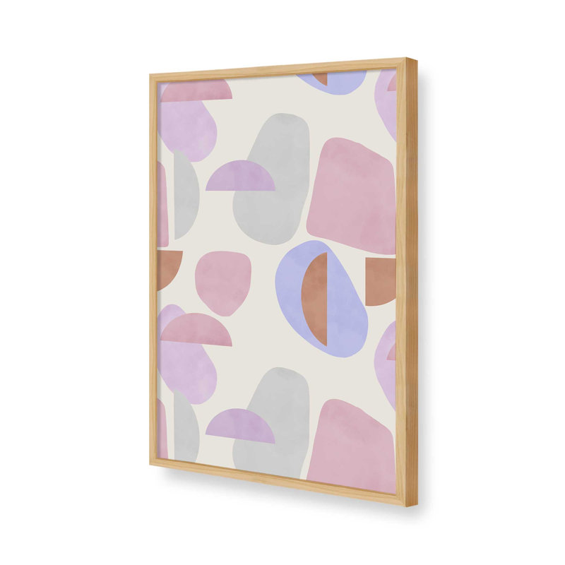 «Geometric Shapes 78G» par Garima Dhawan, reproduction d'art, H 36 po x l 24 po, Tanné