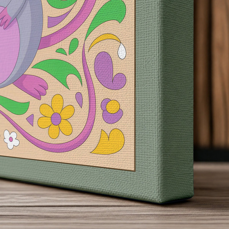 Curious Creature Eclectic - Print, 24x16 - 61.0 x 40.6 cm, Sage Border