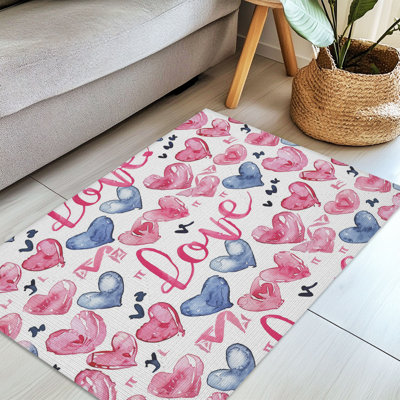 Tapis tressé Lignant Text Designs