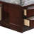 Espresso Finish Ek Bed W/Storage