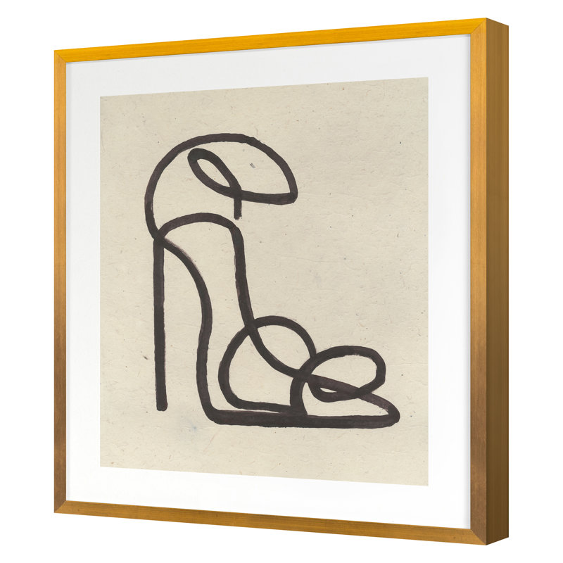 «Summer 2021 Pumped Up Kicks 1», impression encadrée sur papier par James Angel, Cadre doré simple