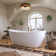 63'' X 30'' Freestanding Bathtubs Solid Surface Stone Soaking Tubs With Drain
